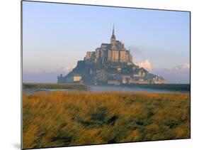 Mont Saint Michel, Unesco World Heritage Site, Manche, Normandy, France-Bruno Morandi-Mounted Photographic Print