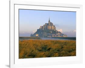 Mont Saint Michel, Unesco World Heritage Site, Manche, Normandy, France-Bruno Morandi-Framed Photographic Print