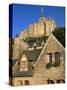 Mont Saint Michel, Unesco World Heritage Site, Manche, Normandy, France-Bruno Morandi-Stretched Canvas