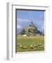 Mont Saint Michel, Unesco World Heritage Site, Manche, Normandy, France-Bruno Morandi-Framed Photographic Print