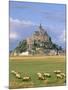 Mont Saint Michel, Unesco World Heritage Site, Manche, Normandy, France-Bruno Morandi-Mounted Photographic Print