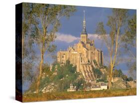 Mont Saint Michel, Unesco World Heritage Site, Manche, Normandy, France-Bruno Morandi-Stretched Canvas