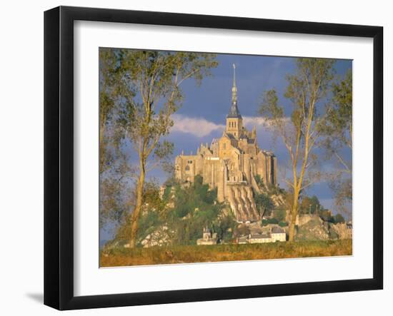 Mont Saint Michel, Unesco World Heritage Site, Manche, Normandy, France-Bruno Morandi-Framed Photographic Print