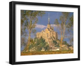 Mont Saint Michel, Unesco World Heritage Site, Manche, Normandy, France-Bruno Morandi-Framed Photographic Print