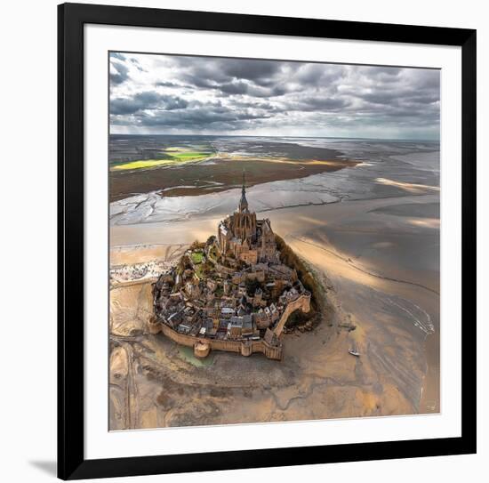 Mont-Saint-Michel-Philip Plisson-Framed Art Print