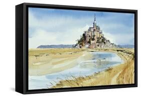 Mont Saint-Michel-Felicity House-Framed Stretched Canvas