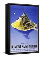 Mont Saint Michel-null-Framed Stretched Canvas