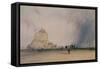 Mont Saint Michel-Richard Parkes Bonington-Framed Stretched Canvas