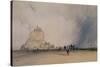 Mont Saint Michel-Richard Parkes Bonington-Stretched Canvas