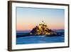 Mont Saint Michele at Dusk France-vichie81-Framed Photographic Print