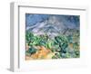 Mont Saint Victoire, 1900-Paul Cézanne-Framed Giclee Print