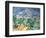 Mont Saint Victoire, 1900-Paul Cézanne-Framed Premium Giclee Print