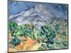 Mont Saint Victoire, 1900-Paul Cézanne-Mounted Premium Giclee Print