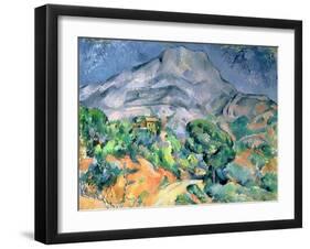 Mont Saint Victoire, 1900-Paul Cézanne-Framed Giclee Print