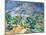 Mont Saint Victoire, 1900-Paul Cézanne-Mounted Giclee Print