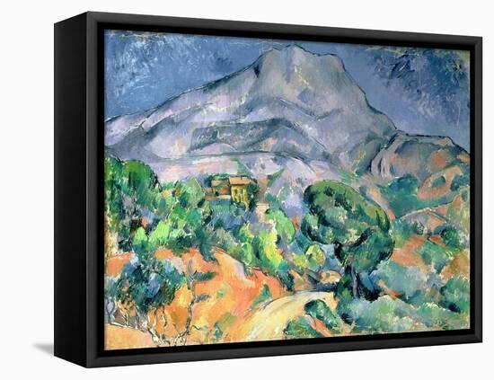 Mont Saint Victoire, 1900-Paul Cézanne-Framed Stretched Canvas