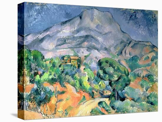 Mont Saint Victoire, 1900-Paul Cézanne-Stretched Canvas