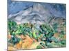 Mont Saint Victoire, 1900-Paul Cézanne-Mounted Premium Giclee Print