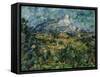 Mont Saint-Victoire, 1904-05-Paul Cézanne-Framed Stretched Canvas