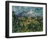 Mont Saint-Victoire, 1904-05-Paul Cézanne-Framed Giclee Print