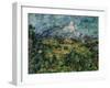 Mont Saint-Victoire, 1904-05-Paul Cézanne-Framed Giclee Print