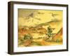 Mont Sainte-Victoire, 1887-Paul C?zanne-Framed Giclee Print