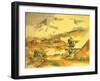 Mont Sainte-Victoire, 1887-Paul C?zanne-Framed Giclee Print