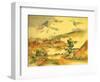 Mont Sainte-Victoire, 1887-Paul C?zanne-Framed Giclee Print