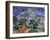 Mont Sainte-Victoire, 1896-1898-Paul Cézanne-Framed Giclee Print