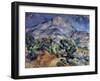 Mont Sainte-Victoire, 1896-1898-Paul Cézanne-Framed Giclee Print