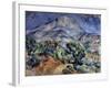 Mont Sainte-Victoire, 1896-1898-Paul Cézanne-Framed Giclee Print