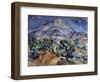 Mont Sainte-Victoire, 1896-1898-Paul Cézanne-Framed Premium Giclee Print