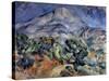 Mont Sainte-Victoire, 1896-1898-Paul Cézanne-Stretched Canvas