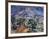 Mont Sainte-Victoire, 1896-1898-Paul Cézanne-Framed Giclee Print