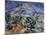 Mont Sainte-Victoire, 1896-1898-Paul Cézanne-Mounted Giclee Print