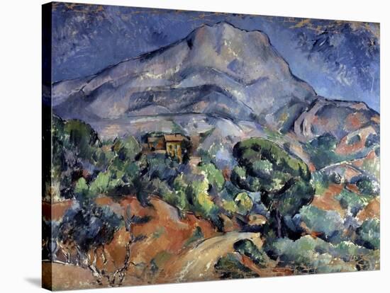 Mont Sainte-Victoire, 1896-1898-Paul Cézanne-Stretched Canvas