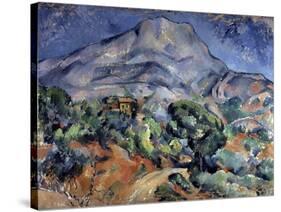 Mont Sainte-Victoire, 1896-1898-Paul Cézanne-Stretched Canvas