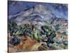 Mont Sainte-Victoire, 1896-1898-Paul Cézanne-Stretched Canvas