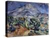 Mont Sainte-Victoire, 1896-1898-Paul Cézanne-Stretched Canvas