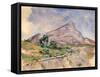 Mont Sainte-Victoire, 1897-1898-Paul Cézanne-Framed Stretched Canvas