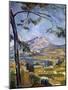 Mont Sainte-Victoire by Paul Cezanne-null-Mounted Giclee Print