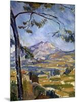 Mont Sainte-Victoire by Paul Cezanne-null-Mounted Giclee Print