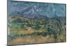 Mont Sainte-Victoire, c.1902-06-Paul Cezanne-Mounted Premium Giclee Print