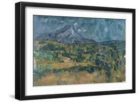 Mont Sainte-Victoire, c.1902-06-Paul Cezanne-Framed Giclee Print
