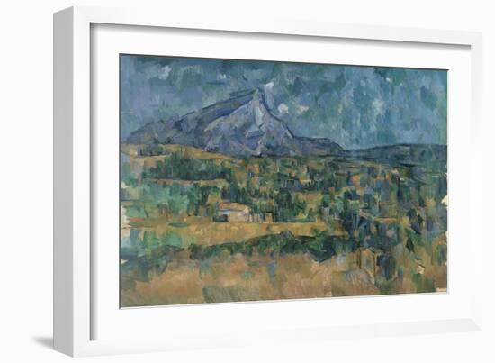 Mont Sainte-Victoire, c.1902-06-Paul Cezanne-Framed Giclee Print