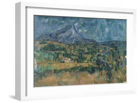 Mont Sainte-Victoire, c.1902-06-Paul Cezanne-Framed Giclee Print