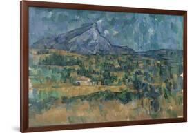 Mont Sainte-Victoire, c.1902-06-Paul Cezanne-Framed Giclee Print