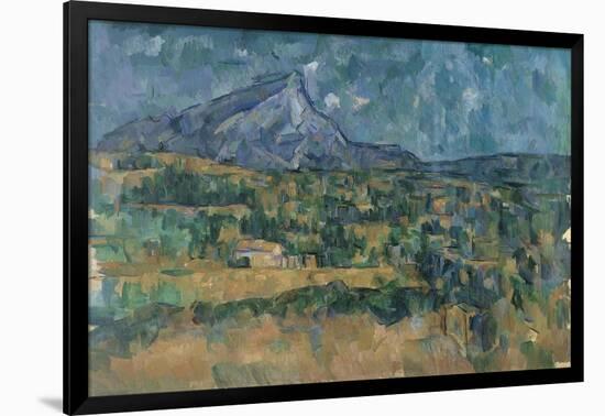 Mont Sainte-Victoire, c.1902-06-Paul Cezanne-Framed Giclee Print