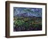 Mont Sainte-Victoire, C.1902-6 (Oil on Canvas)-Paul Cezanne-Framed Giclee Print