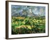 Mont Sainte-Victoire, C.1902-Paul Cézanne-Framed Giclee Print